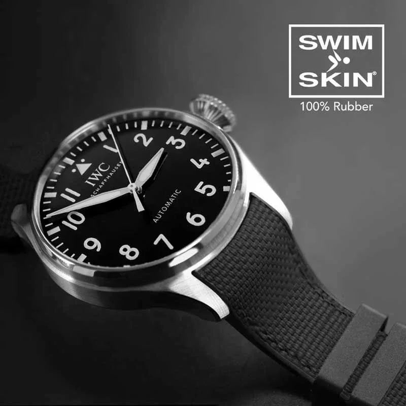 Bracelet en caoutchouc – Ballistic SwimSkin SK43 – Rubber B – Noir de jais - détail