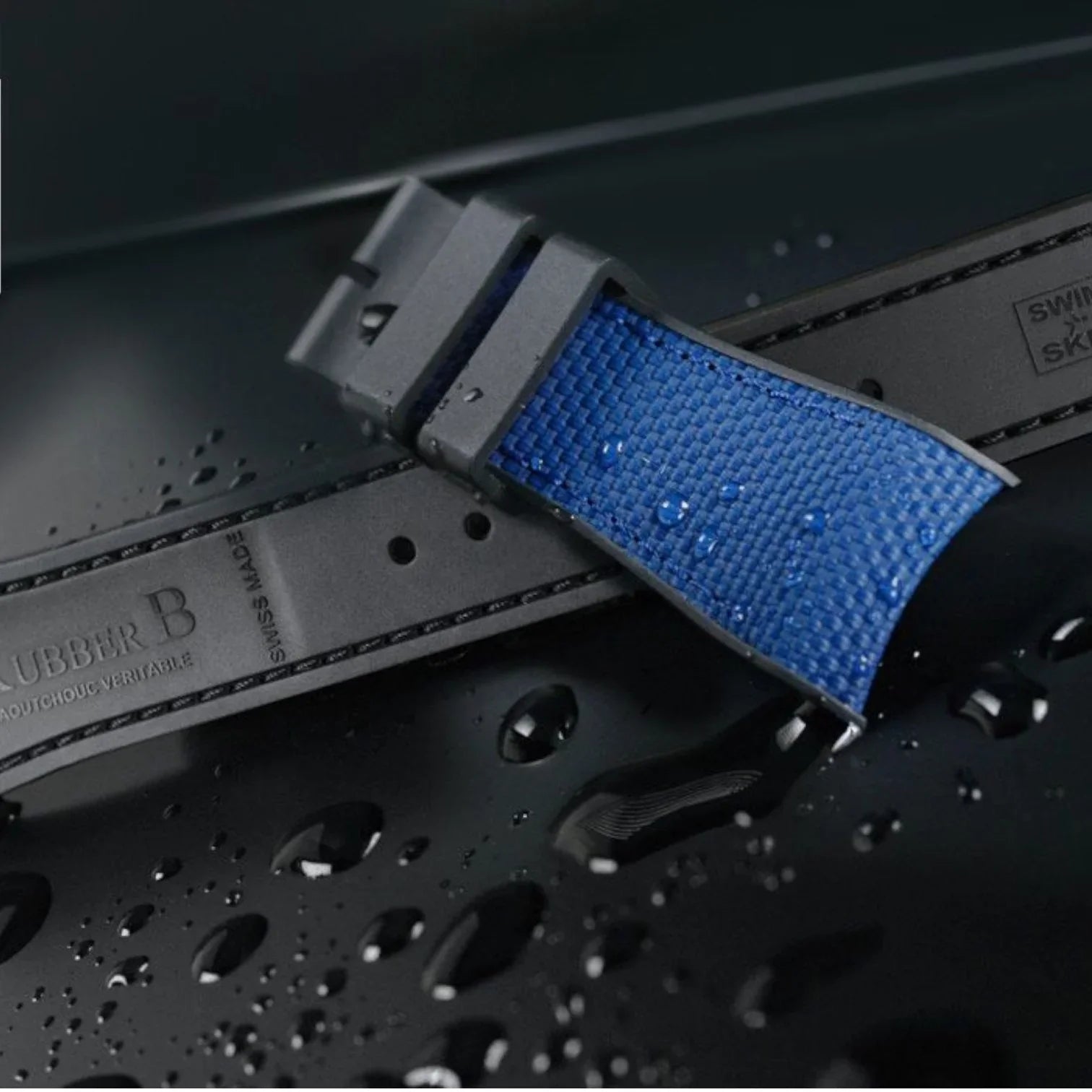 Bracelet en caoutchouc – Ballistic SwimSkin SK43 – Rubber B – Bleu marine - vue 3