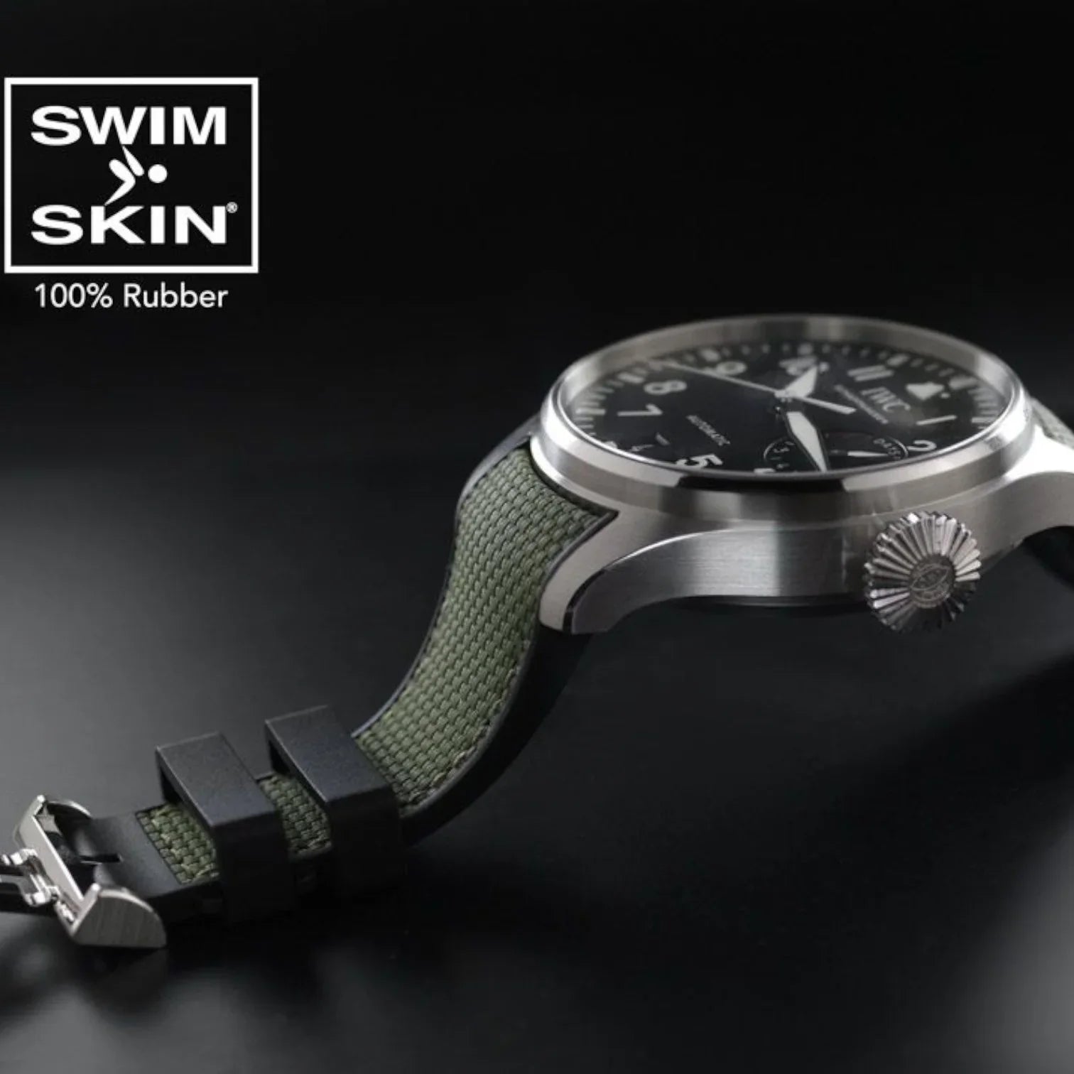 Bracelet en caoutchouc – Ballistic SwimSkin SK43 – Rubber B – Vert militair - vue 3