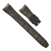 Bracelet en caoutchouc – Alligator SwimSkin SK22 – Rubber B – Marron expres - bracelet cuir alligator montre