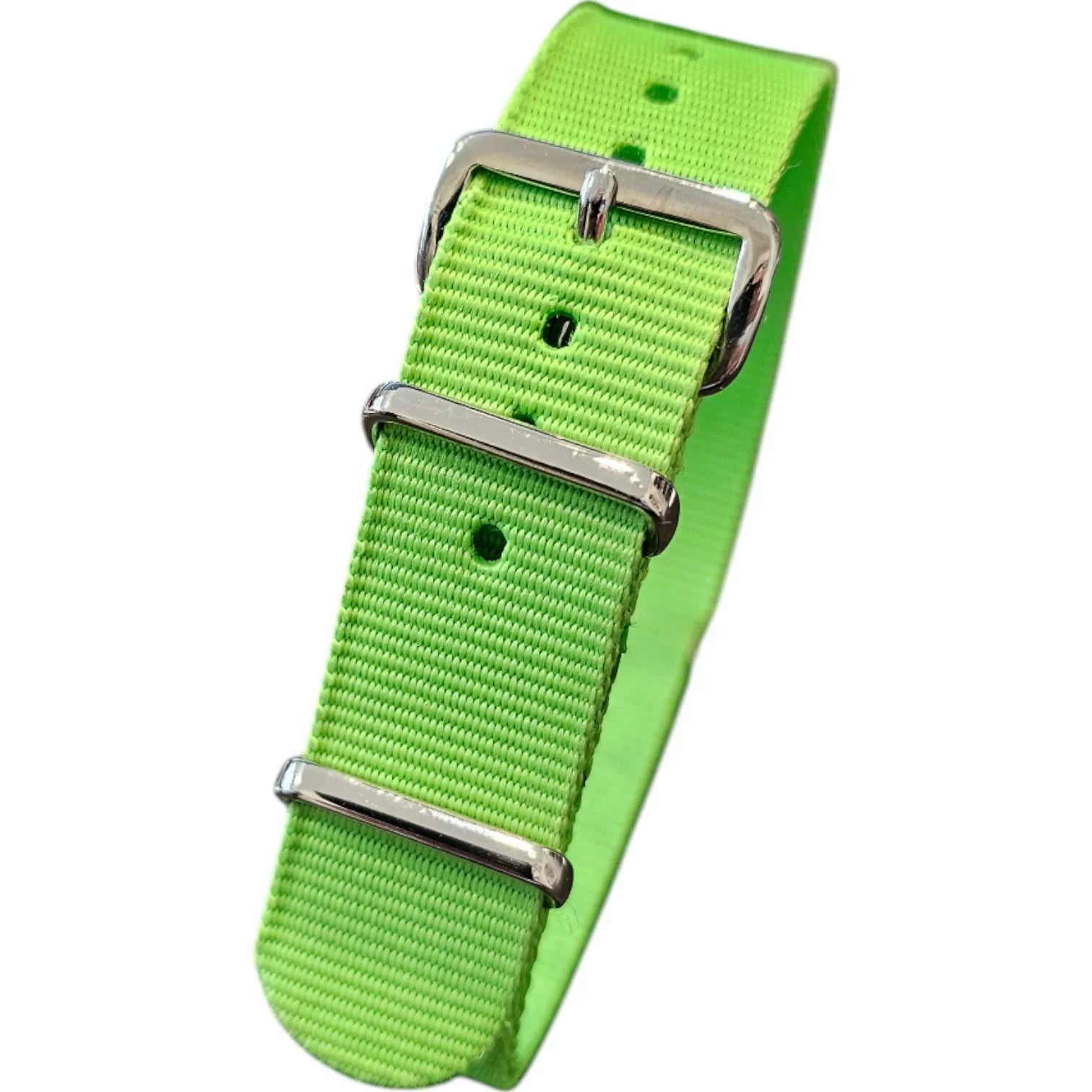 Bracelet NATO en nylon – Vert fluo - bracelet NATO nylon montre
