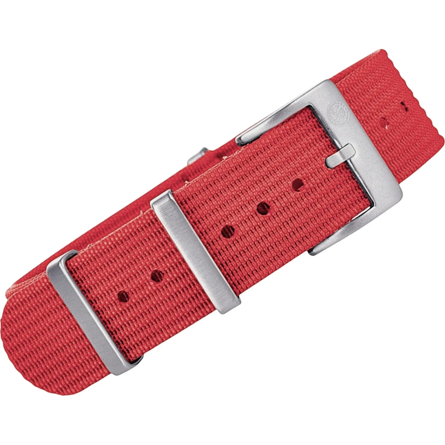Bracelet Nato nervuré en nylon – KronoKeeper – Rouge - bracelet NATO nylon montre