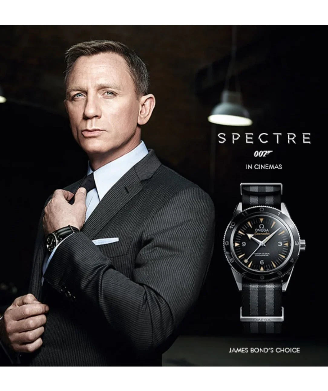 Bracelet Nato nervuré en nylon – KronoKeeper – Edition James Bond - Noir et - vue 4