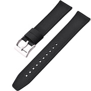 Bracelet en caoutchouc FKM – KronoKeeper – Noir - bracelet caoutchouc montre