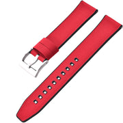Bracelet en caoutchouc FKM – KronoKeeper – Rouge - bracelet caoutchouc montre