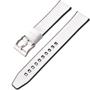 Bracelet en caoutchouc FKM – KronoKeeper – Blanc - bracelet caoutchouc montre