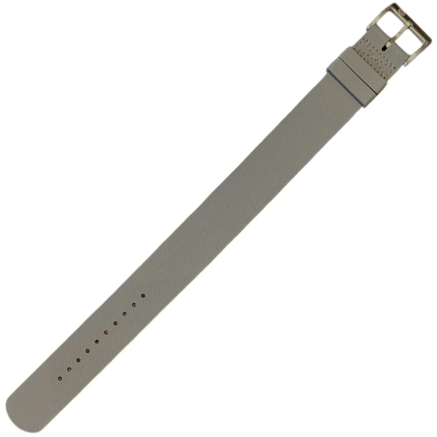 Bracelet Nato en caoutchouc FKM – KronoKeeper – Gris - détail