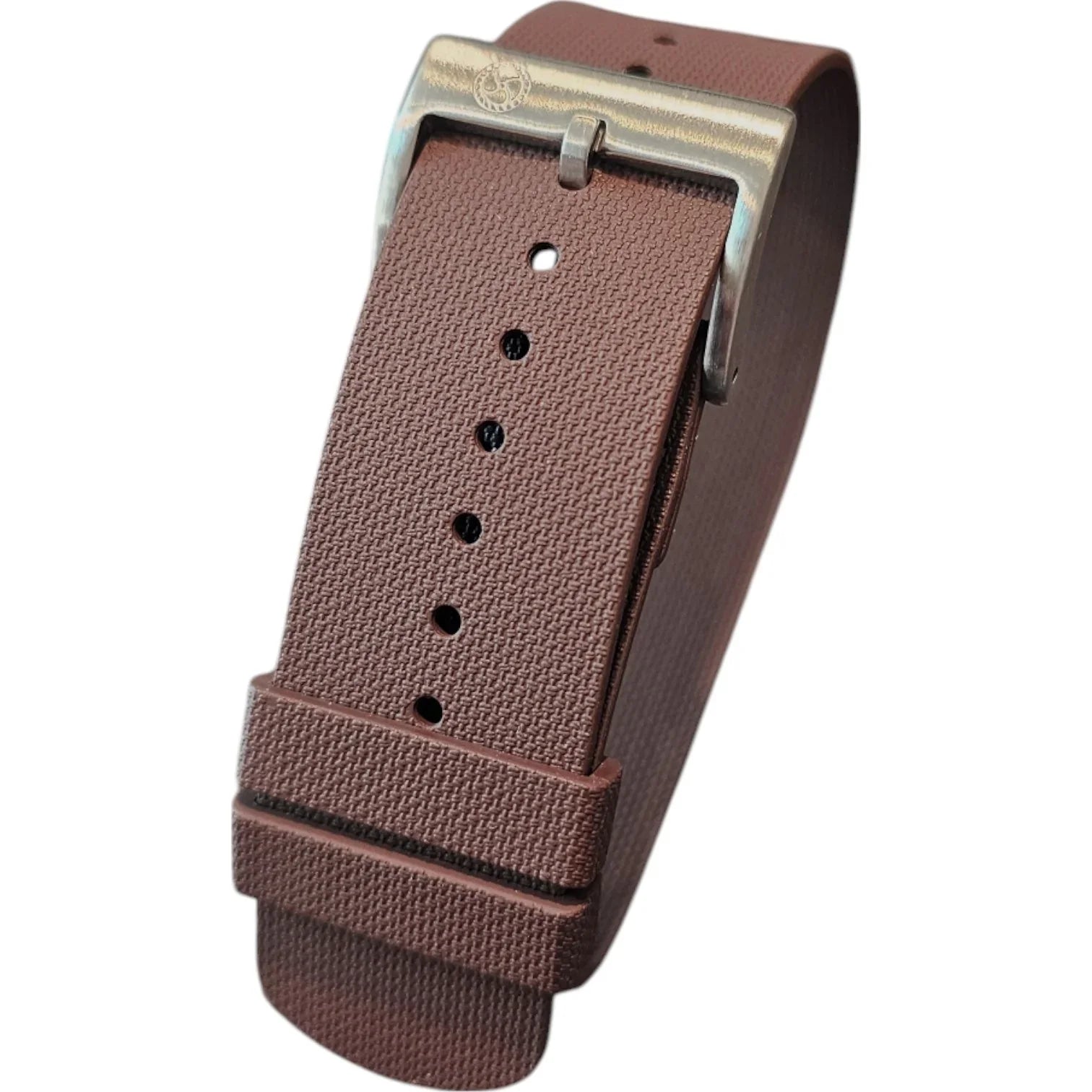 Bracelet Nato en caoutchouc FKM – KronoKeeper – Marron - bracelet NATO nylon montre