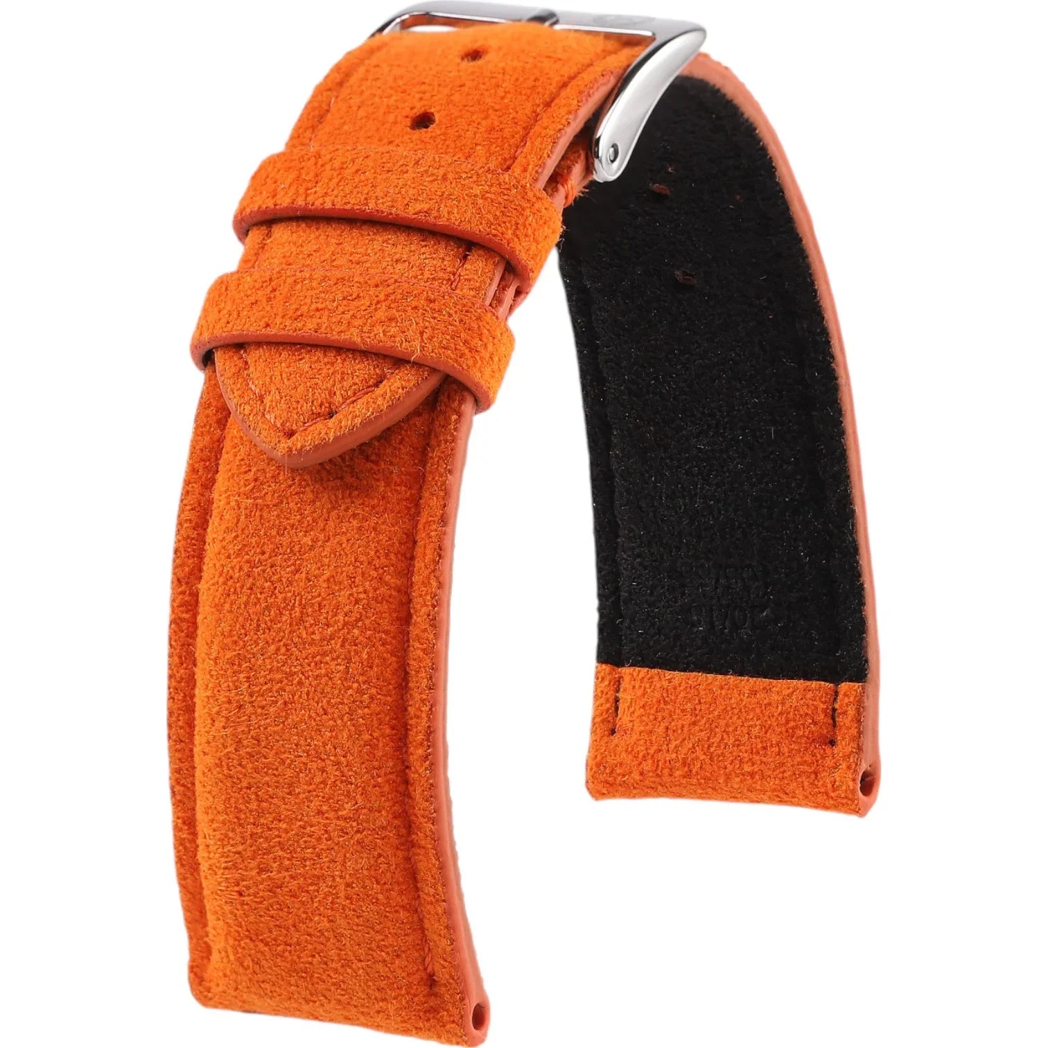 Bracelet en Alcantara – Gabin – KronoKeeper – Orange - bracelet KronoKeeper
