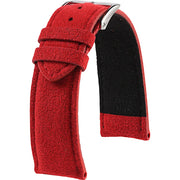 Bracelet en Alcantara – Gabin – KronoKeeper – Rouge - bracelet KronoKeeper
