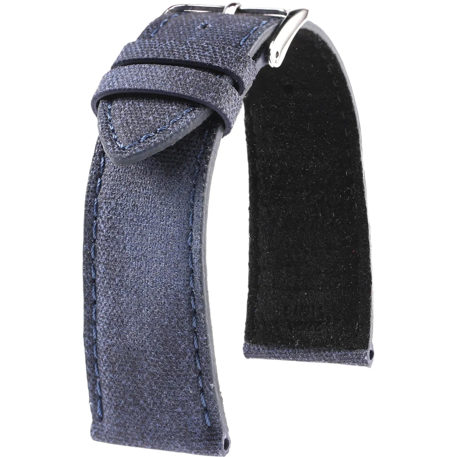 Bracelet en coton et bois – Lucien – KronoKeeper – Bleu - bracelet KronoKeeper