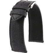 Bracelet en coton et bois – Lucien – KronoKeeper – Noir - bracelet KronoKeeper