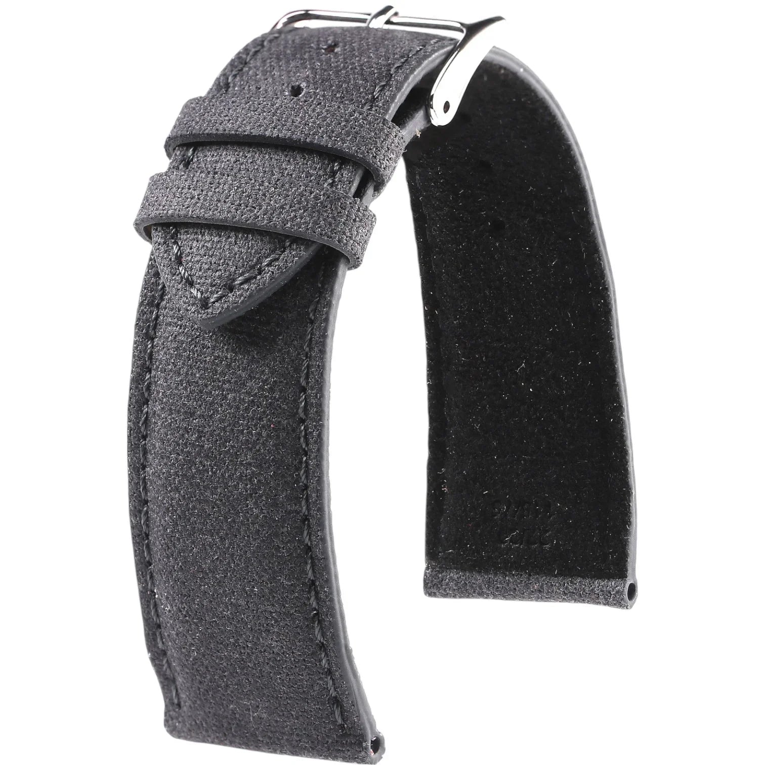 Bracelet en coton et bois – Lucien – KronoKeeper – Gris charbon - bracelet KronoKeeper