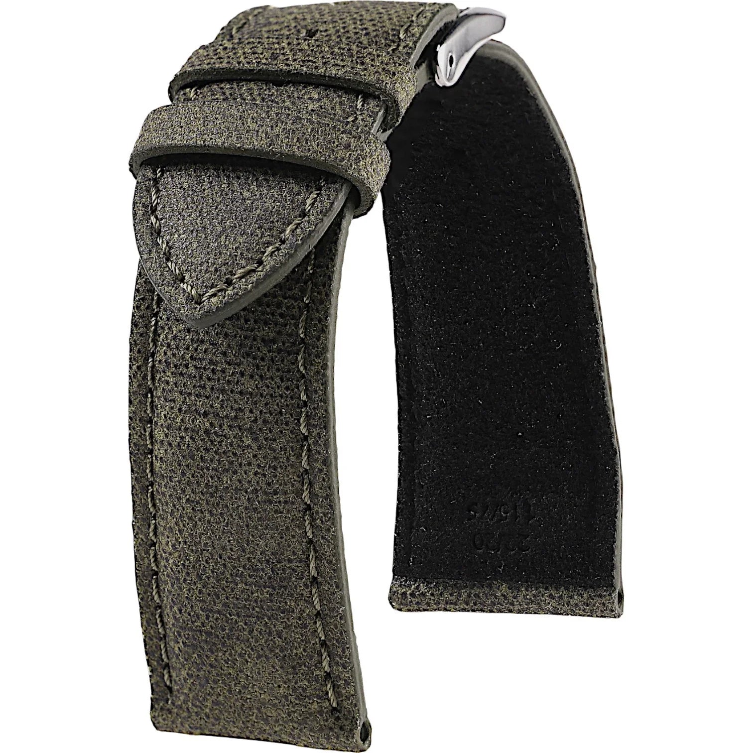 Bracelet en coton et bois – Lucien – KronoKeeper – Vert armée - bracelet KronoKeeper