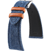 Bracelet en jean’s – Emilien – KronoKeeper – Bleu denim - bracelet KronoKeeper
