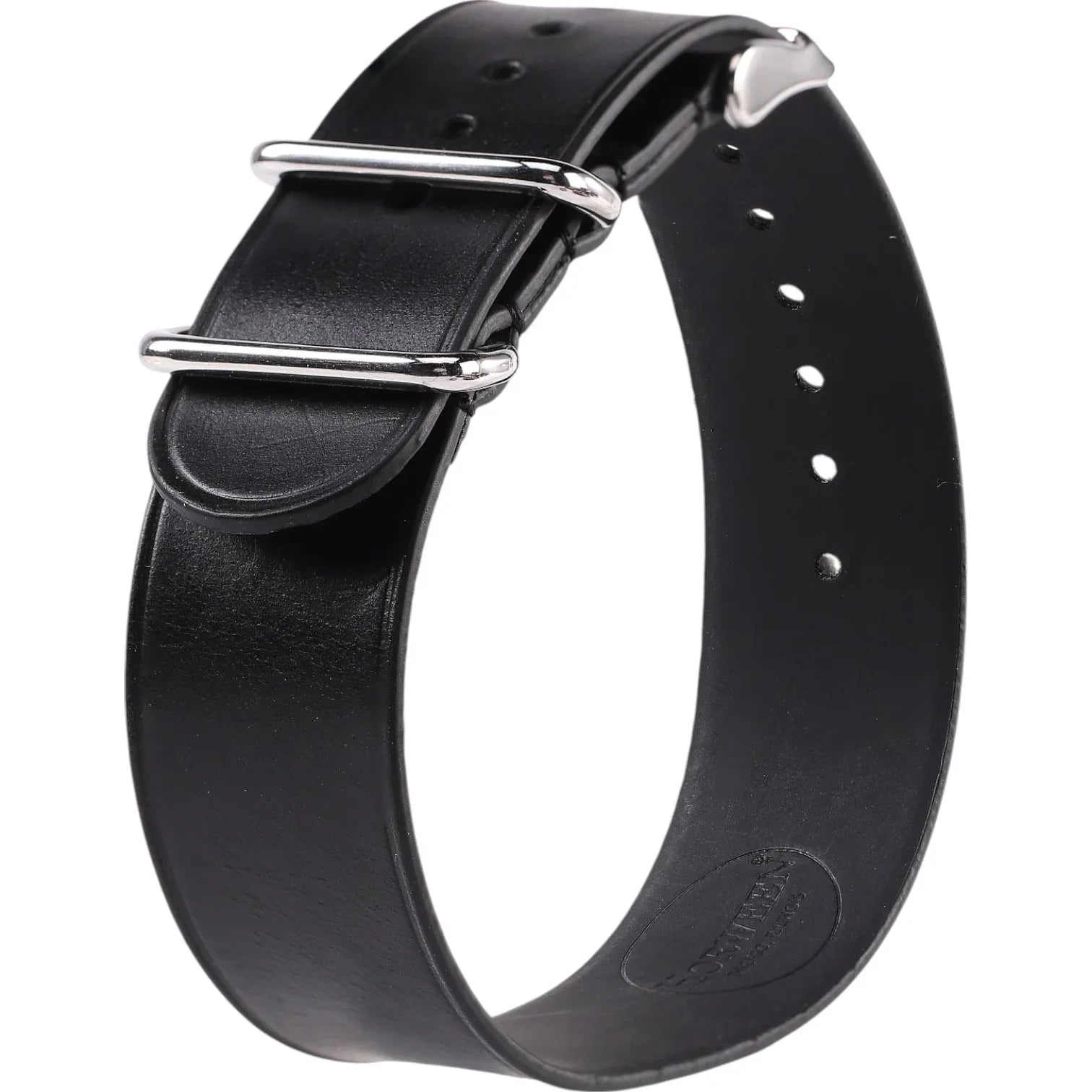 Bracelet Zulu en cuir Horween – Basile – KronoKeeper – Noir - bracelet KronoKeeper