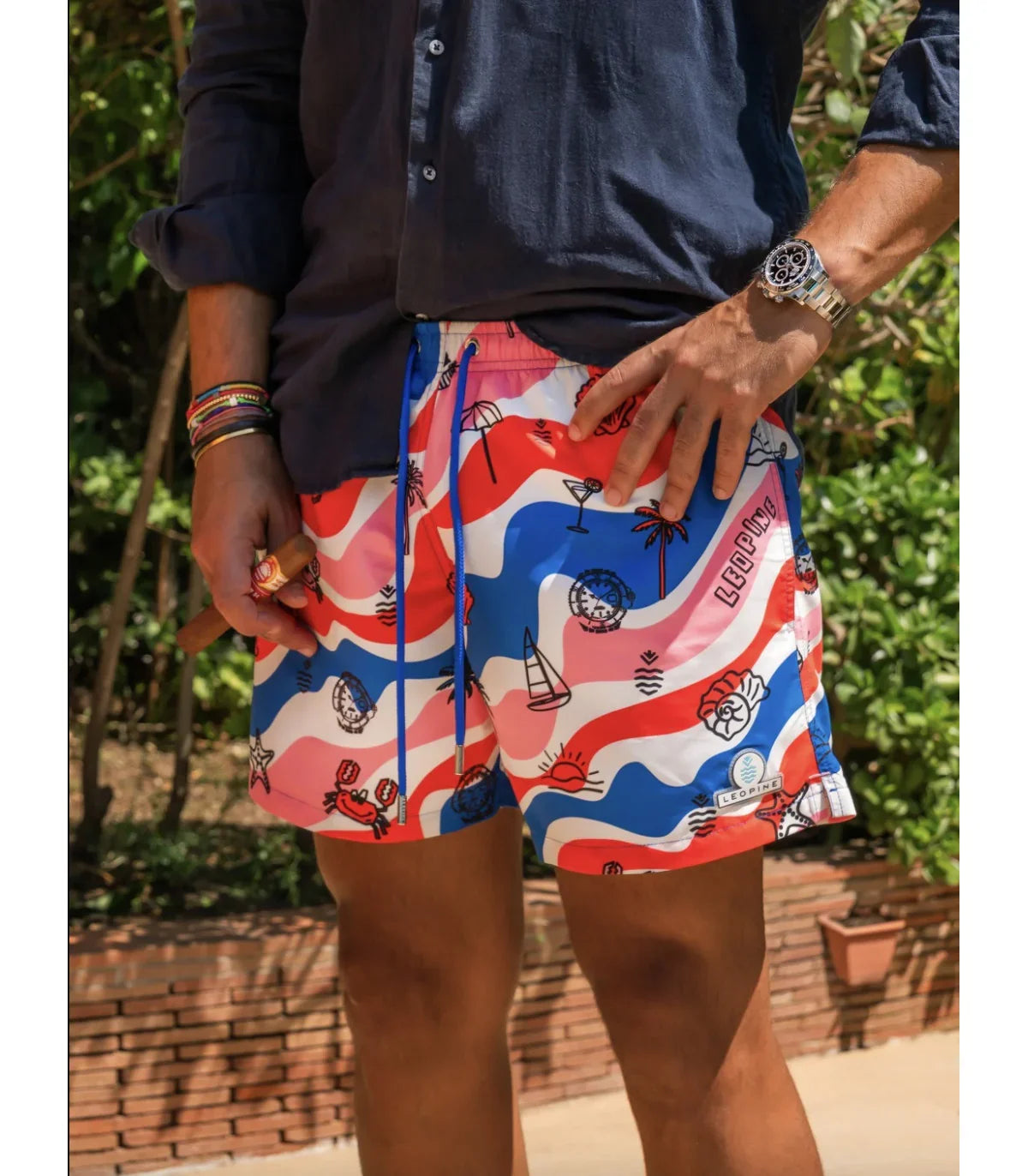 Short de bain – Leopine – Summer Waves - vue 3