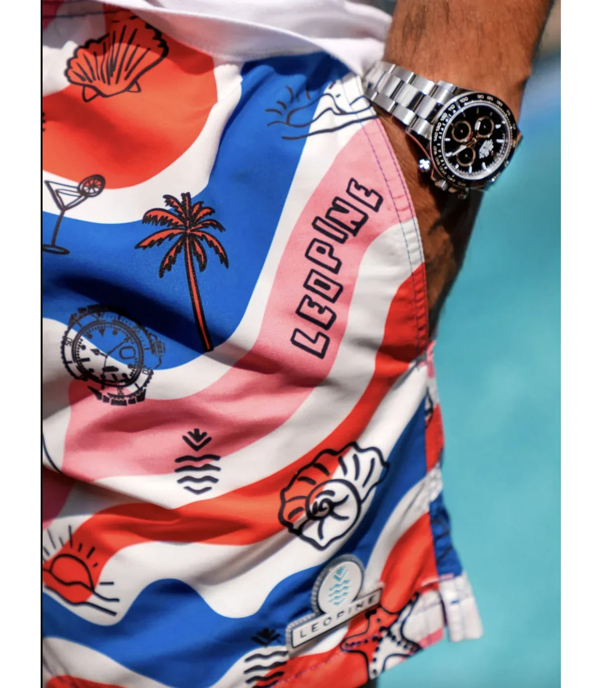 Short de bain – Leopine – Summer Waves - vue 7