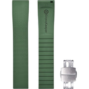 Bracelet en caoutchouc avec boucle déployante - KronoKeeper - Vert - bracelet caoutchouc montre