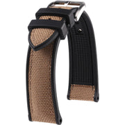 Bracelet en Caoutchouc et Cordura - Marius - KronoKeeper - Sable - bracelet caoutchouc montre