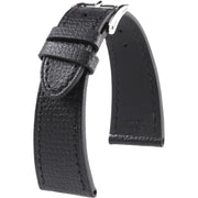 Bracelet en cuir de veau grainé – Ferdinand – KronoKeeper – Noir - bracelet KronoKeeper