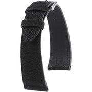 Bracelet en cuir de veau brossé – Ernest – KronoKeeper – Noir - bracelet KronoKeeper