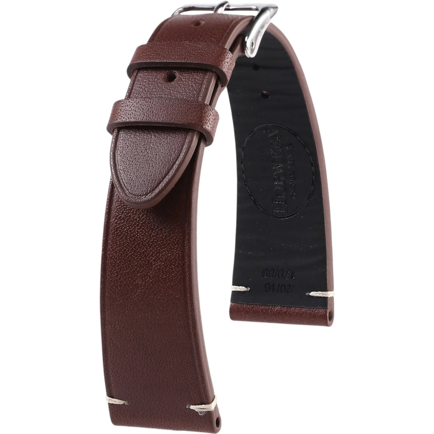 Bracelet en cuir Horween – Gaspard – KronoKeeper – Chocolat - bracelet KronoKeeper
