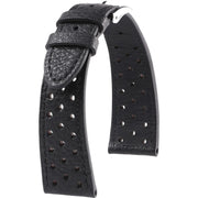 Bracelet Rallye en cuir de veau grainé – Joseph – KronoKeeper – Noir - bracelet KronoKeeper
