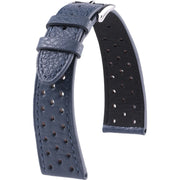Bracelet Rallye en cuir de veau grainé – Joseph – KronoKeeper – Bleu - bracelet KronoKeeper
