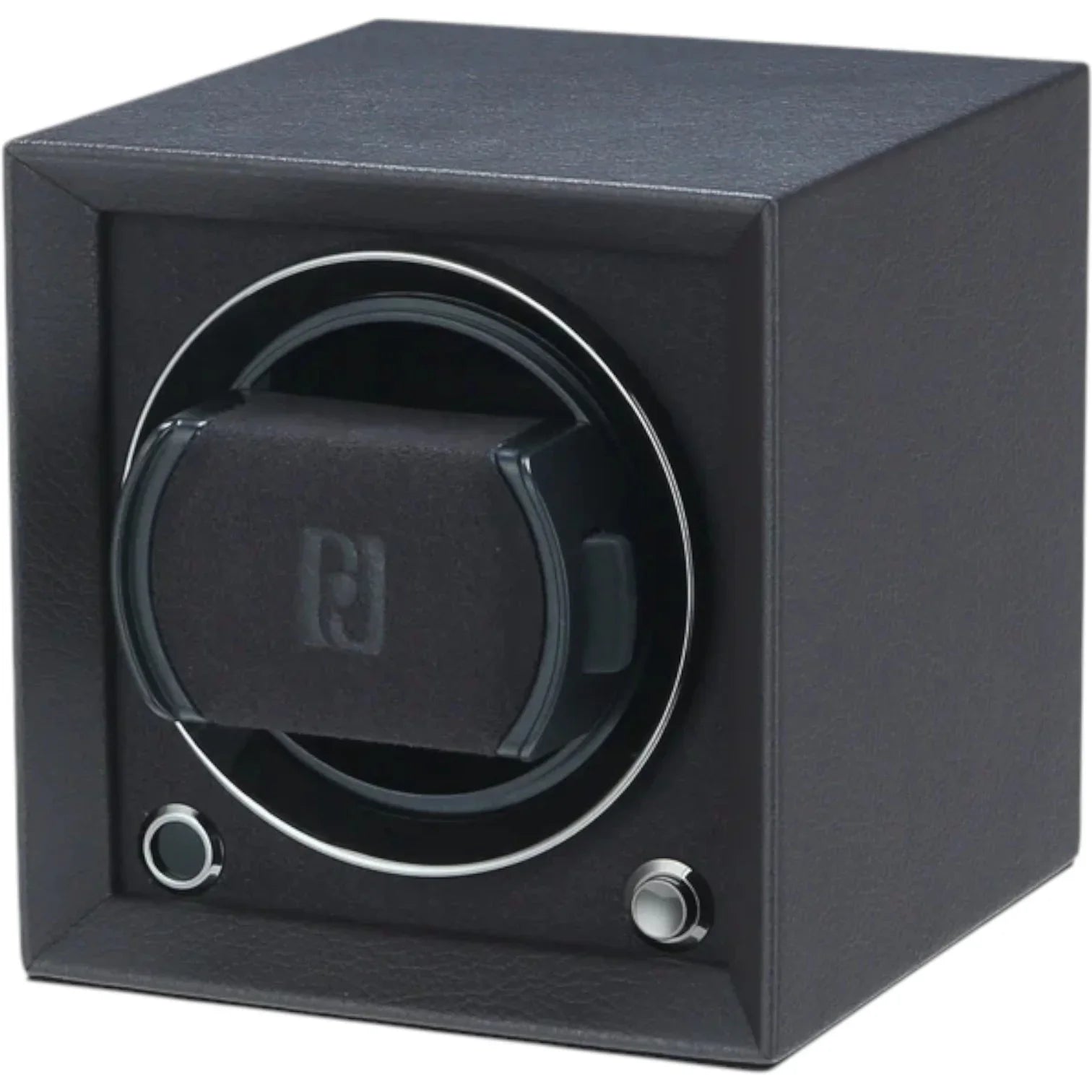 Remontoir pour 1 montre automatique - Petite 1 - Paul Design - cuir noir mi - remontoir montre