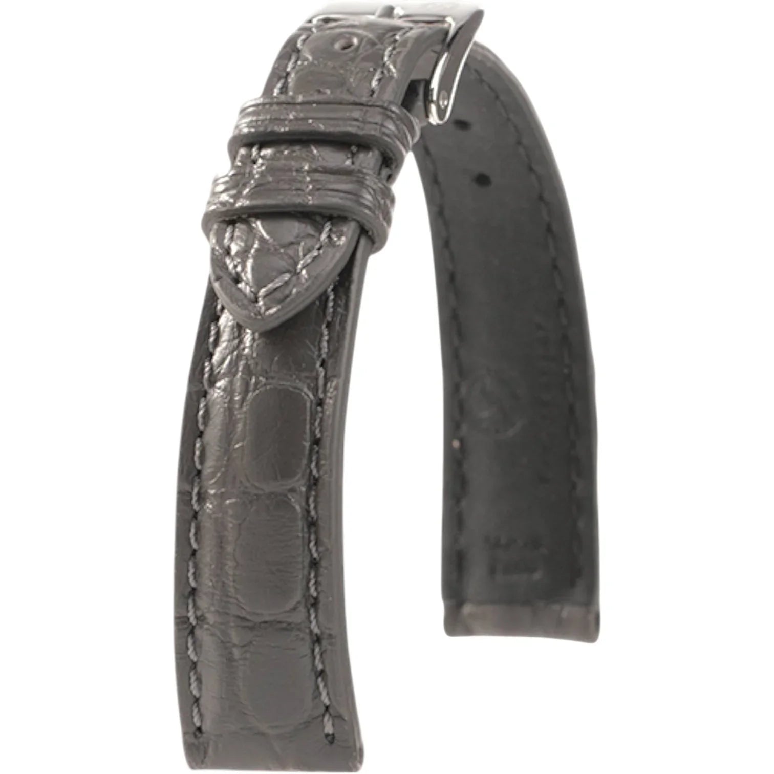 Bracelet en cuir d’alligator - Félicia - KronoKeeper - Gris - bracelet cuir alligator montre