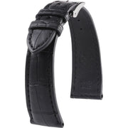 Bracelet en cuir d’alligator - Felix - KronoKeeper - Noir - bracelet cuir alligator montre