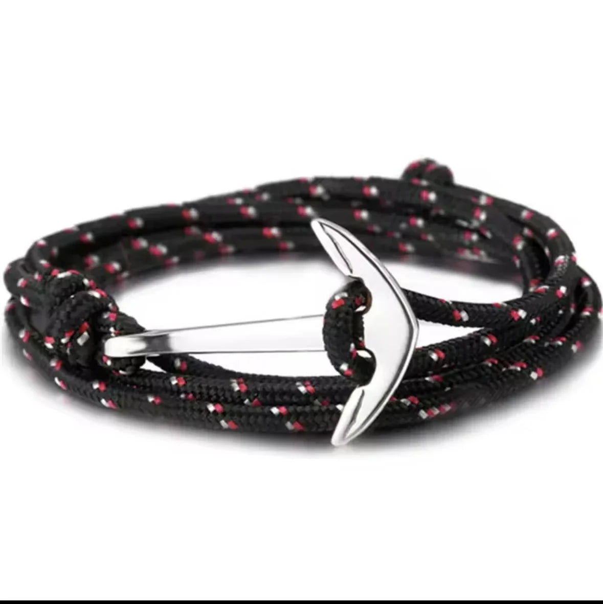 Bracelet ancre marine - Acier brillant - vue 3