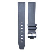 Bracelet en caoutchouc pour Omega MoonSwatch - KronoKeeper - Gris - bracelet caoutchouc montre