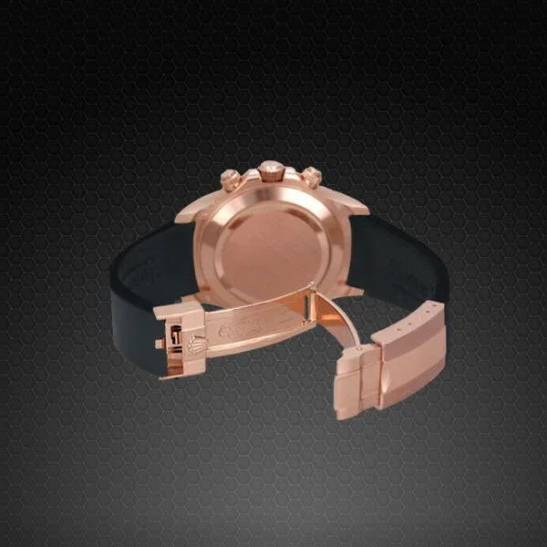 Bracelet en caoutchouc M101 – Rubber B – Noir ligne marron - vue 7