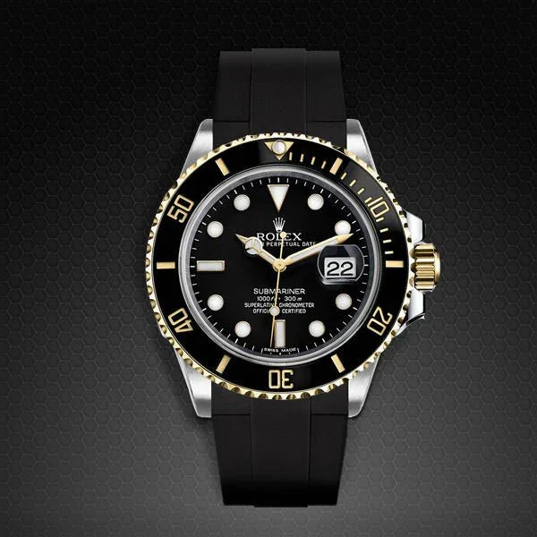 Bracelet en caoutchouc M103 – Rubber B – Noir - vue 9