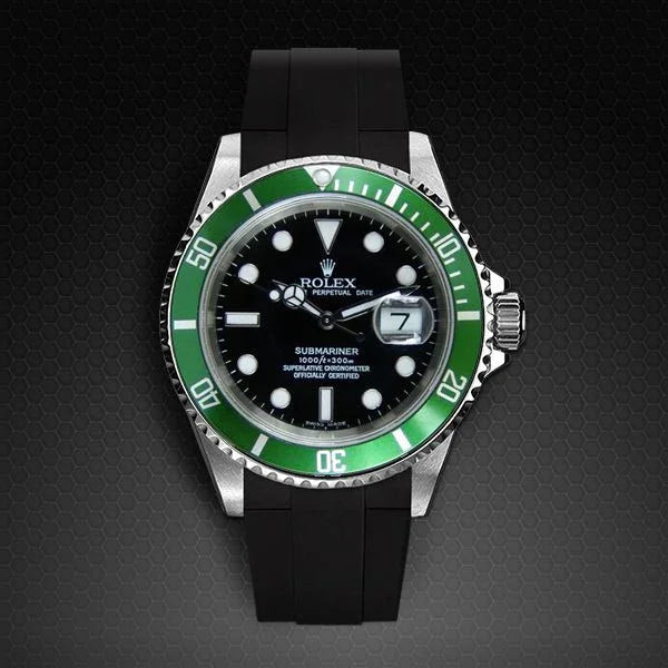 Bracelet en caoutchouc M103 – Rubber B – Noir - vue 10