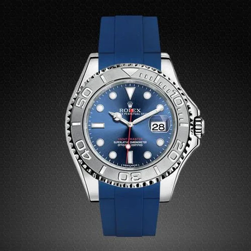 Bracelet en caoutchouc M106 – Rubber B – Bleu - vue 3
