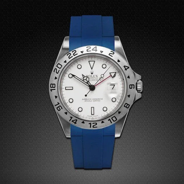 Bracelet en caoutchouc M106 – Rubber B – Bleu - vue 5