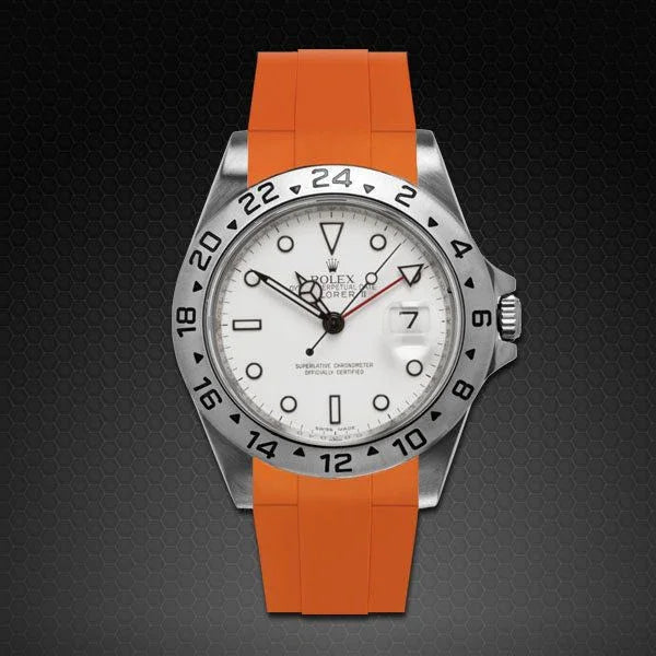 Bracelet en caoutchouc M106 – Rubber B – Orange - vue 3