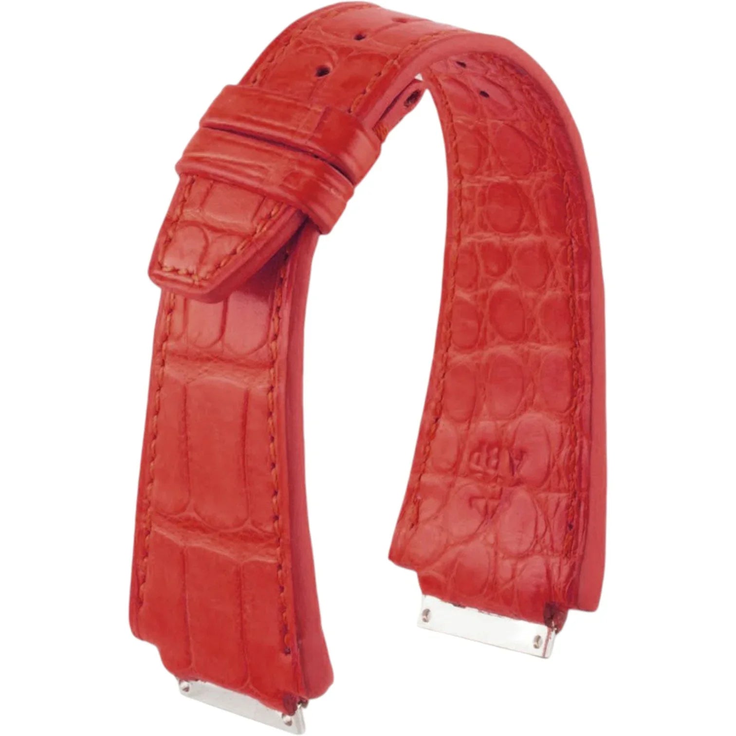 Bracelet en cuir d’alligator pour Richard Mille – Rouge - bracelet cuir alligator montre