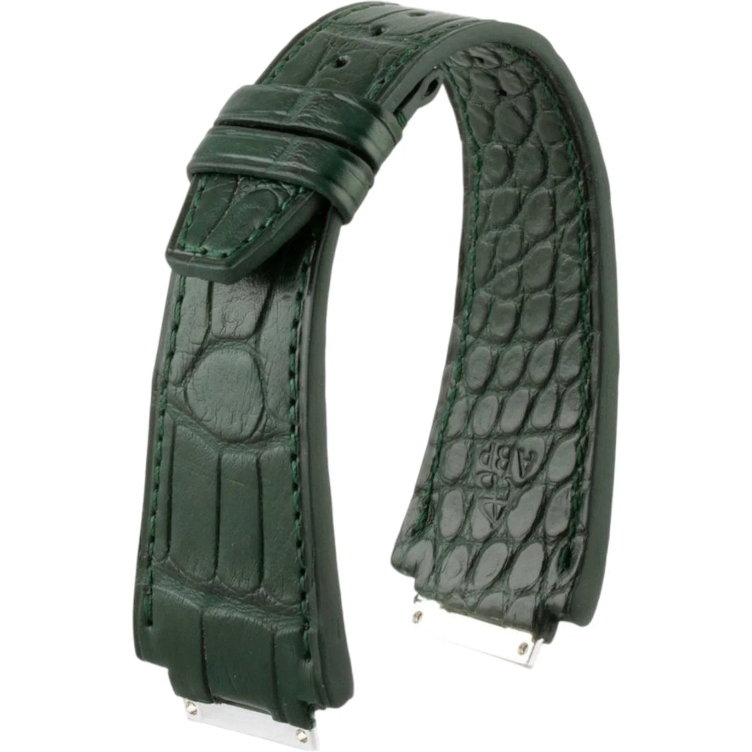 Bracelet en cuir d’alligator pour Richard Mille – Vert - bracelet cuir alligator montre