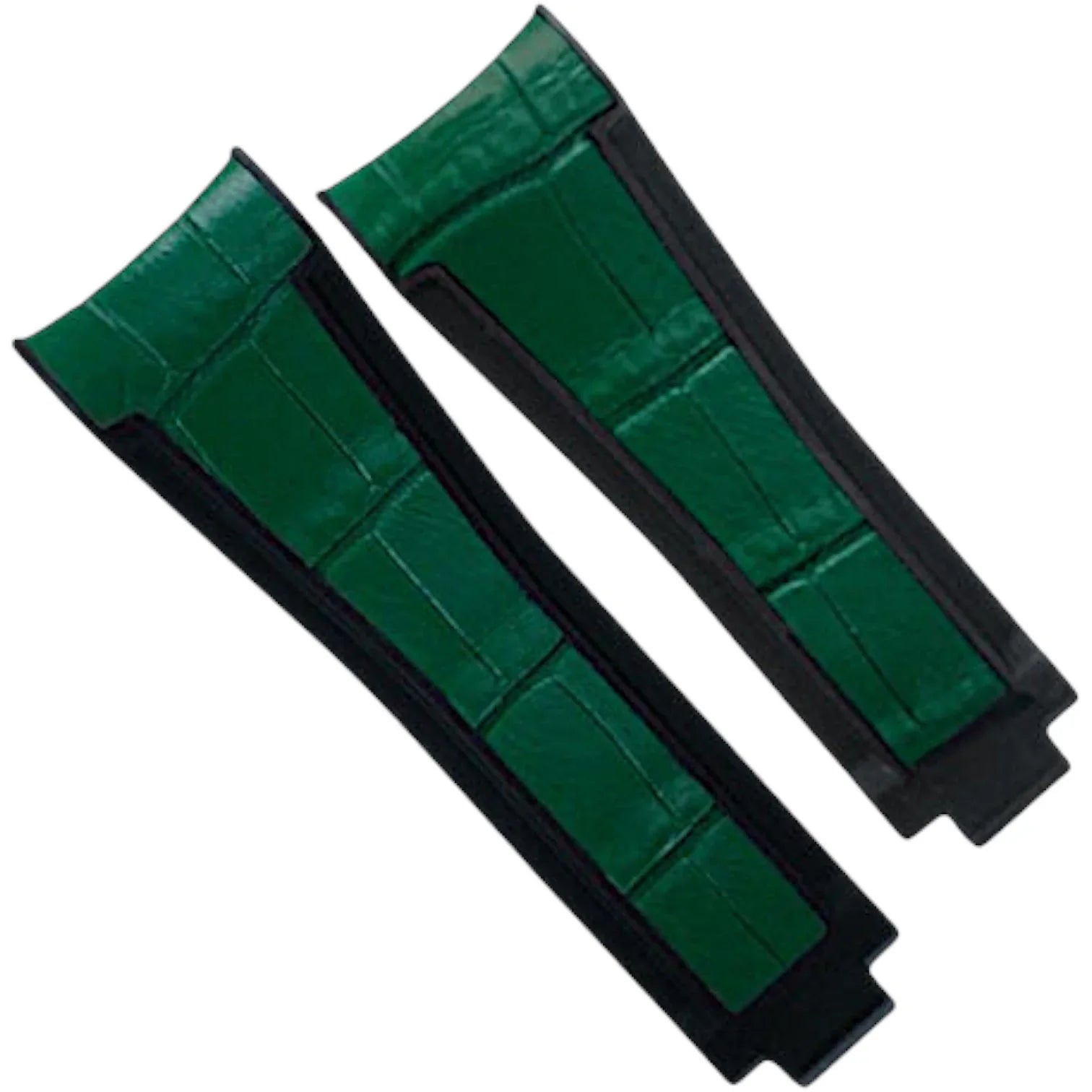 Bracelet en caoutchouc SK20 Alligator SwimSkin – Rubber B – Vert - bracelet cuir alligator montre