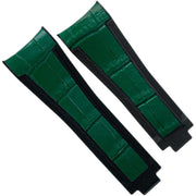 Bracelet en caoutchouc SK20 Alligator SwimSkin – Rubber B – Vert - bracelet cuir alligator montre