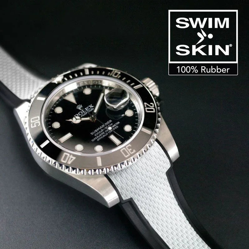 Bracelet en caoutchouc SK20 Ballistic SwimSkin – Rubber B – Blanc - vue 8