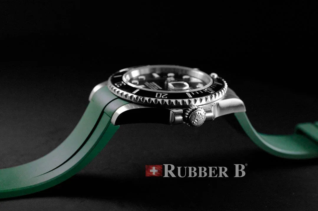 Bracelet en caoutchouc M206 – Rubber B – Vert - vue 4