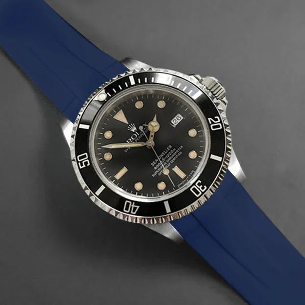 Bracelet en caoutchouc M103CD – Rubber B – Bleu - vue 7