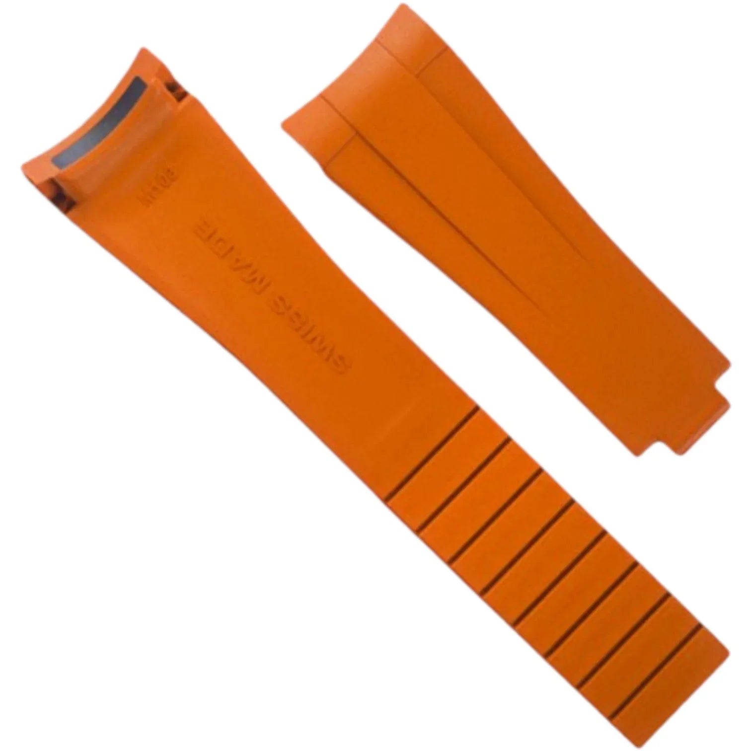 Bracelet en caoutchouc M103CD – Rubber B – Orange - bracelet caoutchouc montre