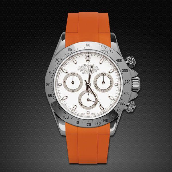 Bracelet en caoutchouc M103CD – Rubber B – Orange - vue 5