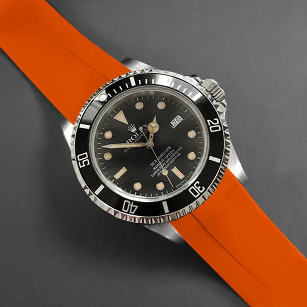 Bracelet en caoutchouc M103CD – Rubber B – Orange - vue 6